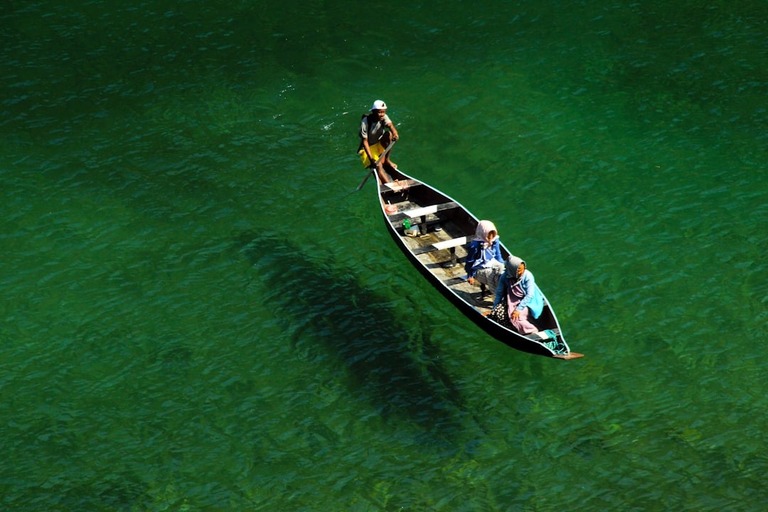 Dawki river in Meghalaya