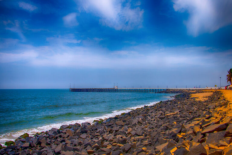 Pondicherry Beach View