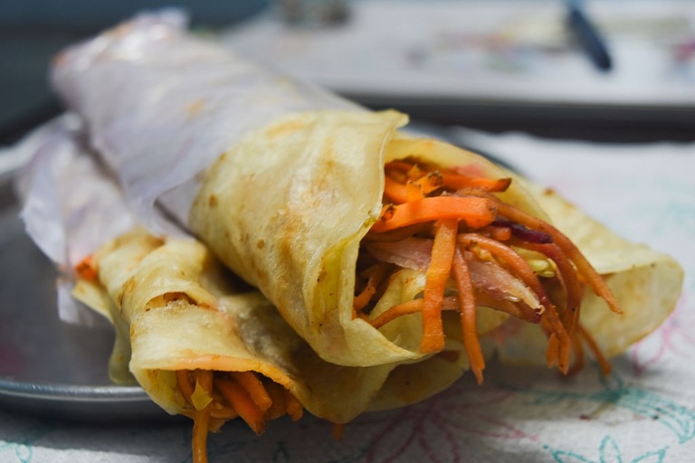 Kathi Roll spicy filled paratha