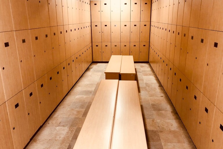 Locker rooms at Queensland Amusement Park