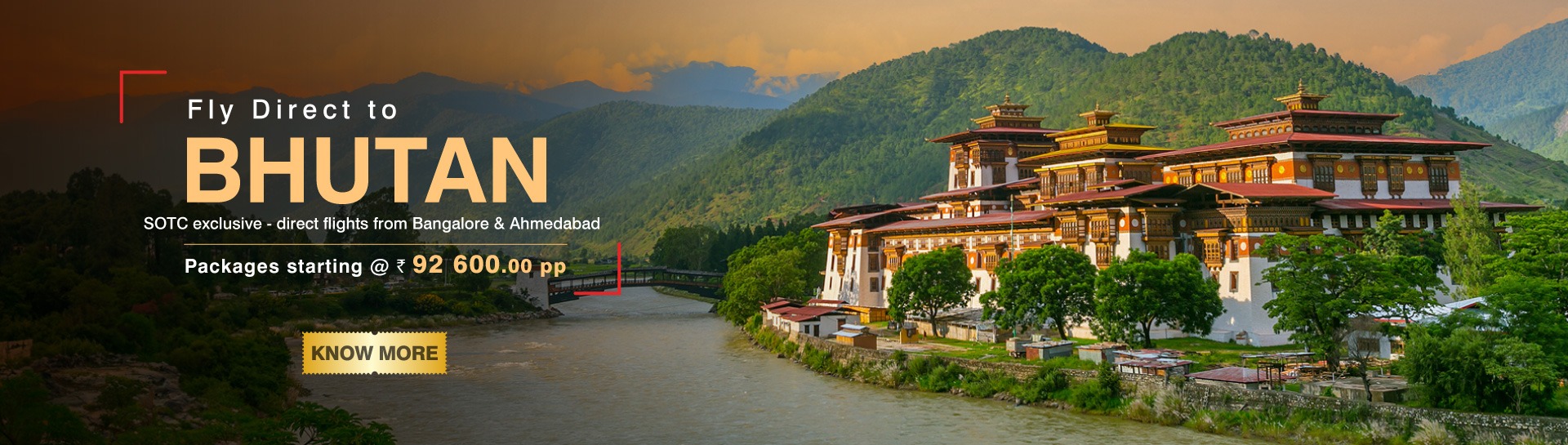 Fly Direct to Bhutan