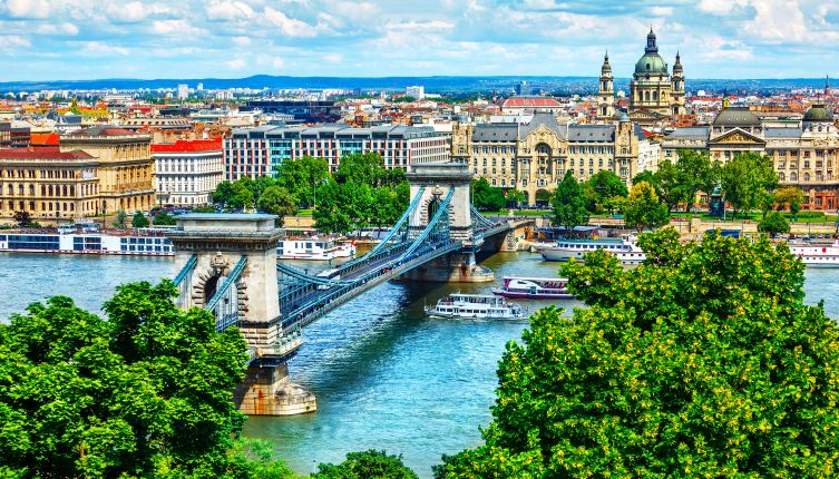 Hungary Chain Bridge Budapest